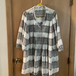 Sheet Pullover Dress Blouse